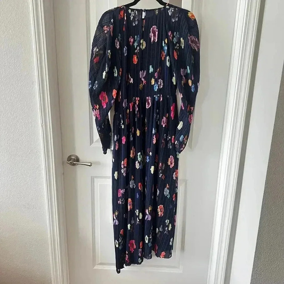 NWT STINE GOYA Luella Dress Flower Live at Night Size Small Color Blue - Picture 9 of 9